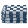 GESCHIRRTÜCHER, 4er-Set, 50x50 cm, 100% Baumwolle, Blau - Blau, Textil (50/50cm) - Zollner
