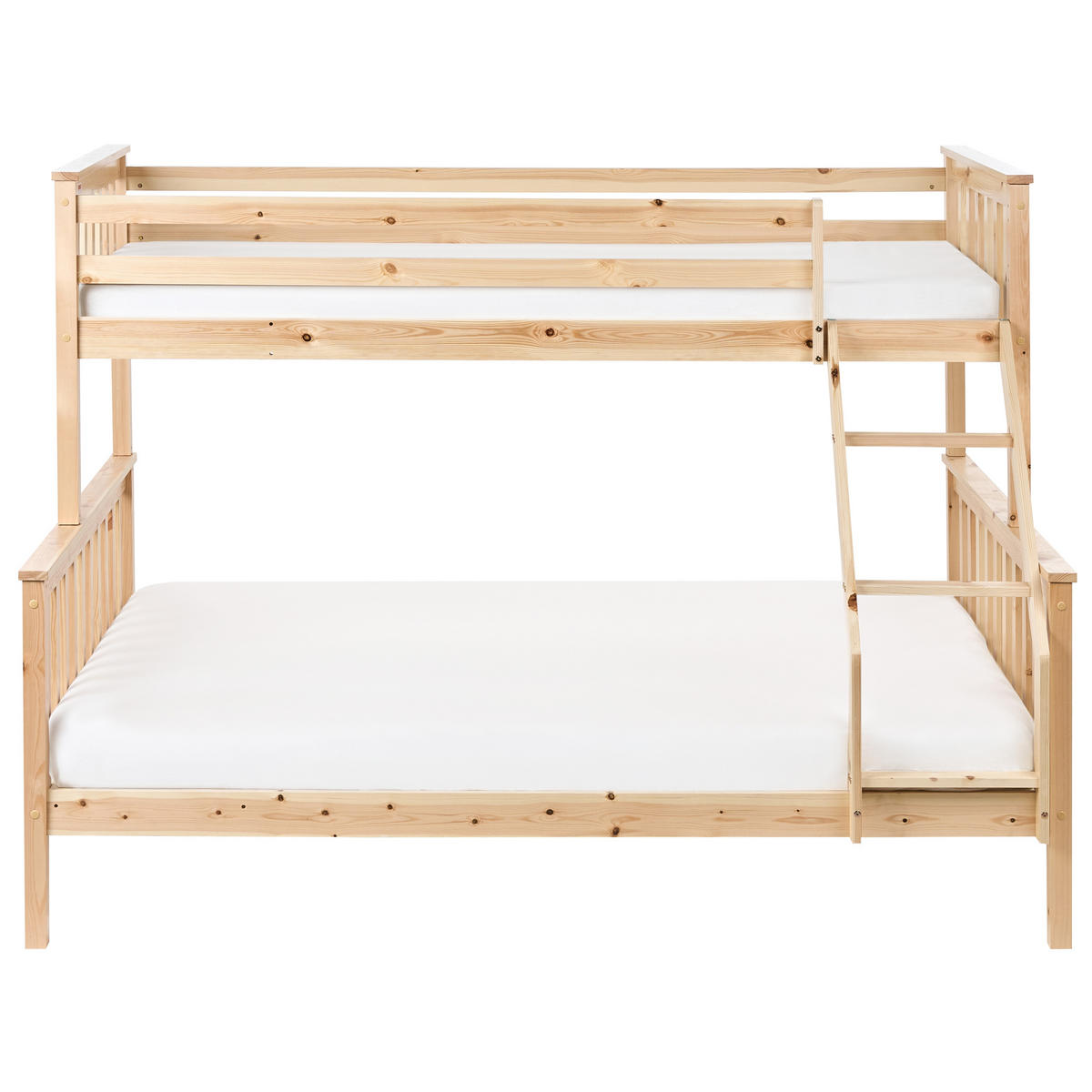 HOCHBETT 90-140/200 cm Hellbraun Bierne - Hellbraun, Holz (140/200cm) - Beliani