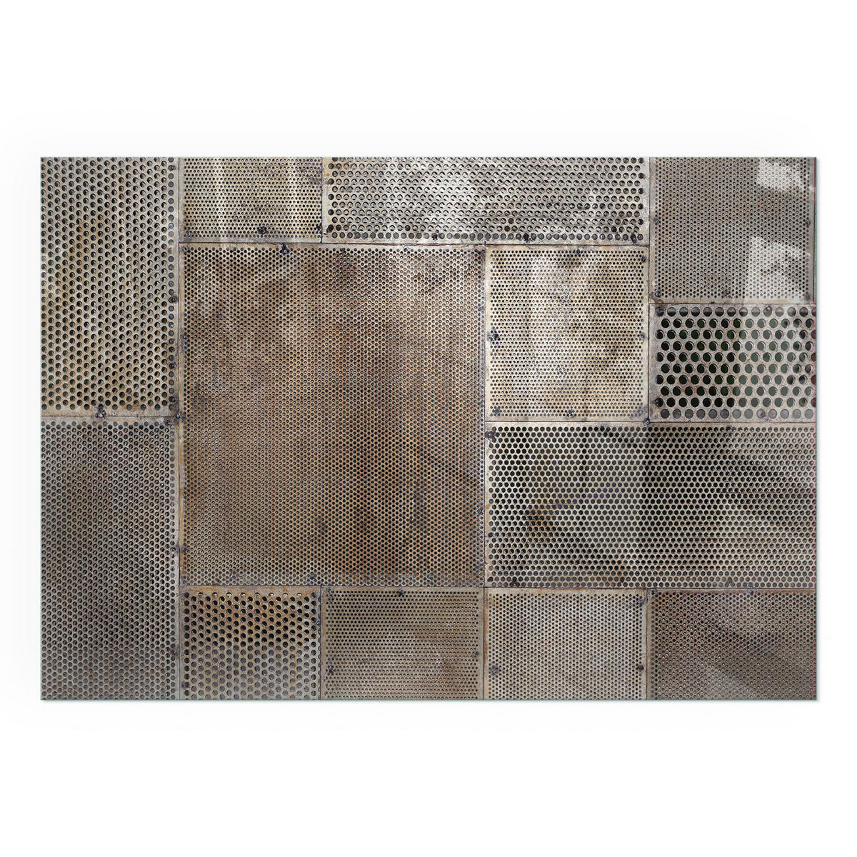 GLASPLATTE für Kamin 100x70 cm - Beige, Glas (100/70/0.4cm) - TULUP