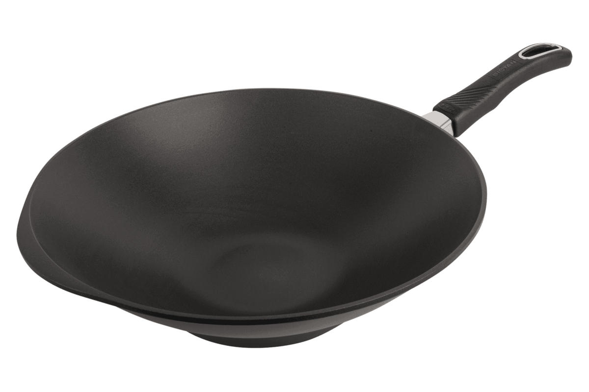 WOK ⌀36cm - Schwarz, Kunststoff/Metall (36cm) - Gastrolux
