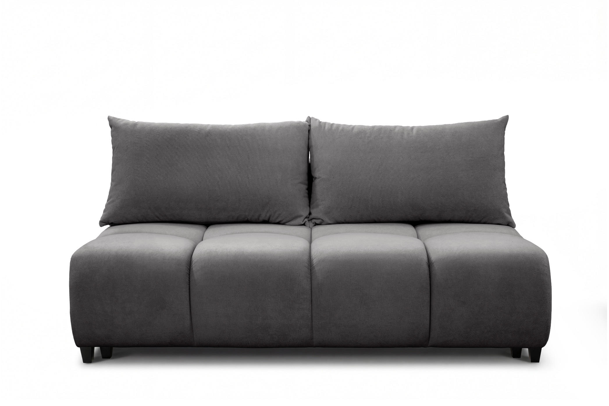 SOFA 196 cm in Graphit - Graphitfarben, Textil (196/79/100cm) - Home Collective