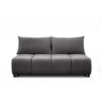 SOFA 196 cm in Graphit - Graphitfarben, Textil (196/79/100cm) - Home Collective