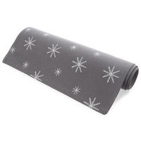 TISCHLÄUFER Baumwolle Petal 130 x 32 cm Grau - Grau, Textil (130/32cm) - Orion 