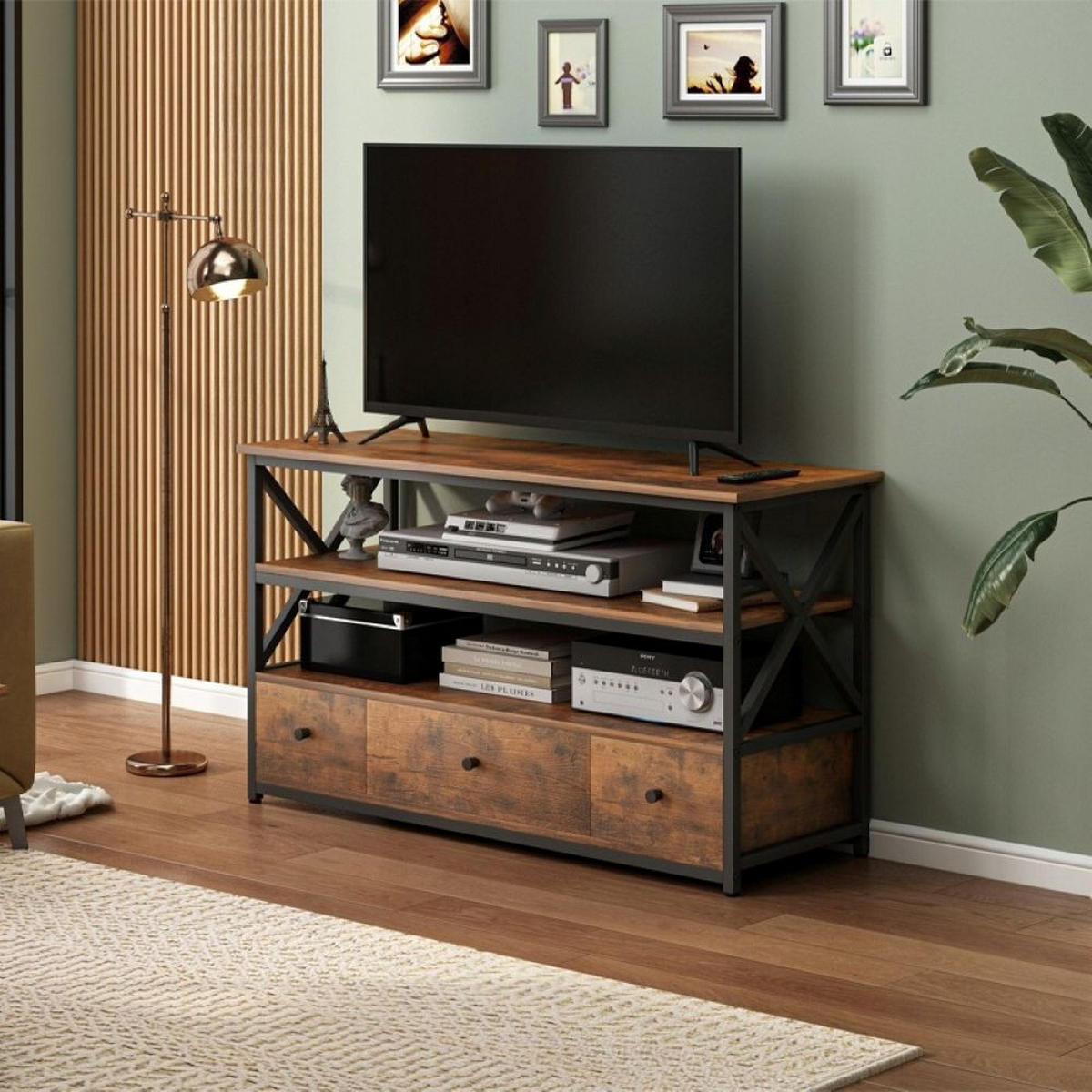 KOMMODE, braun 110/40/63 cm - Braun, Holzwerkstoff (118/15/46.5cm)