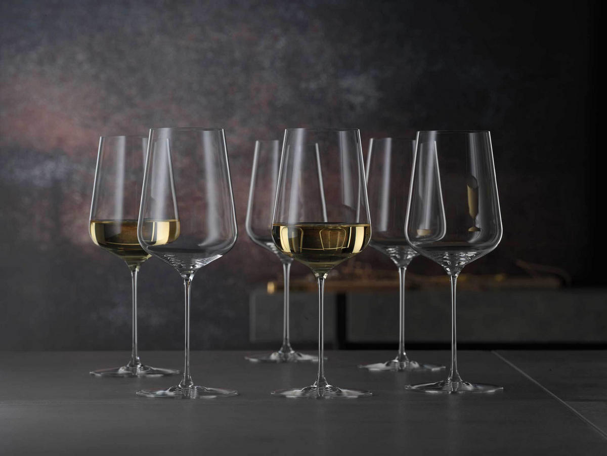 UNIVERSALGLÄSER + POLIERTUCH Definition transparent 550 ml 6er Set - Transparent, Glas (0.55L) - Spiegelau