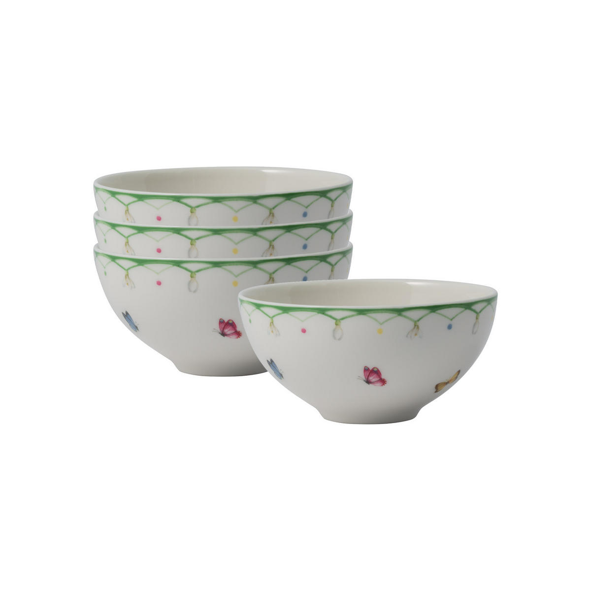 SCHÄLCHEN Colourful Spring bunt ø 11 cm 4er Set - Multicolor, Keramik (11cm) - Villeroy & Boch