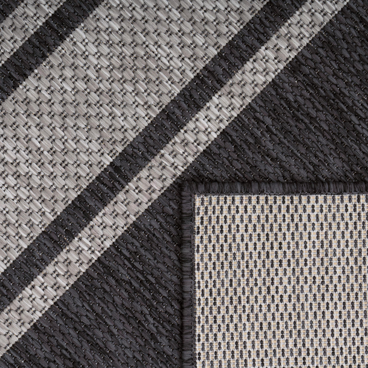 OUTDOORTEPPICH 140/200 cm Roma 273 - Grau, Textil (140/200cm) - Paco Home