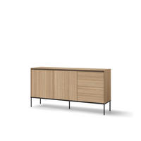KOMMODE VISSO VI-04 Eiche linear - Eichefarben, Holzwerkstoff (167/85/41cm) - Lookway