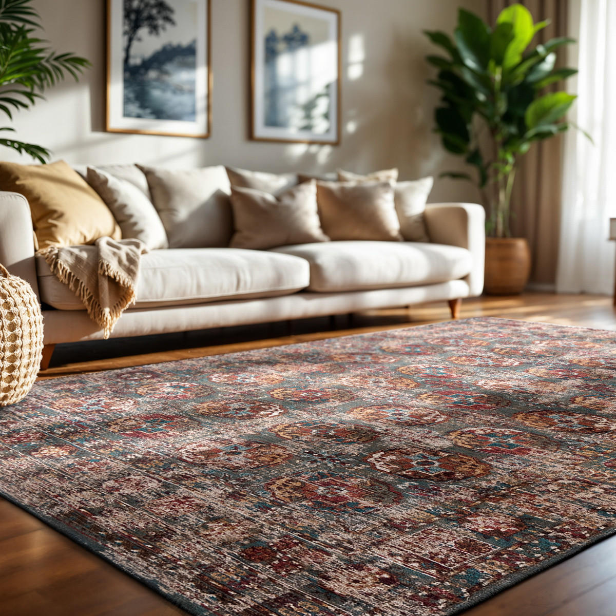 TEPPICH Almati Kasak 170/240 cm - Braun, Textil (170/240cm) - Louis De Poortere