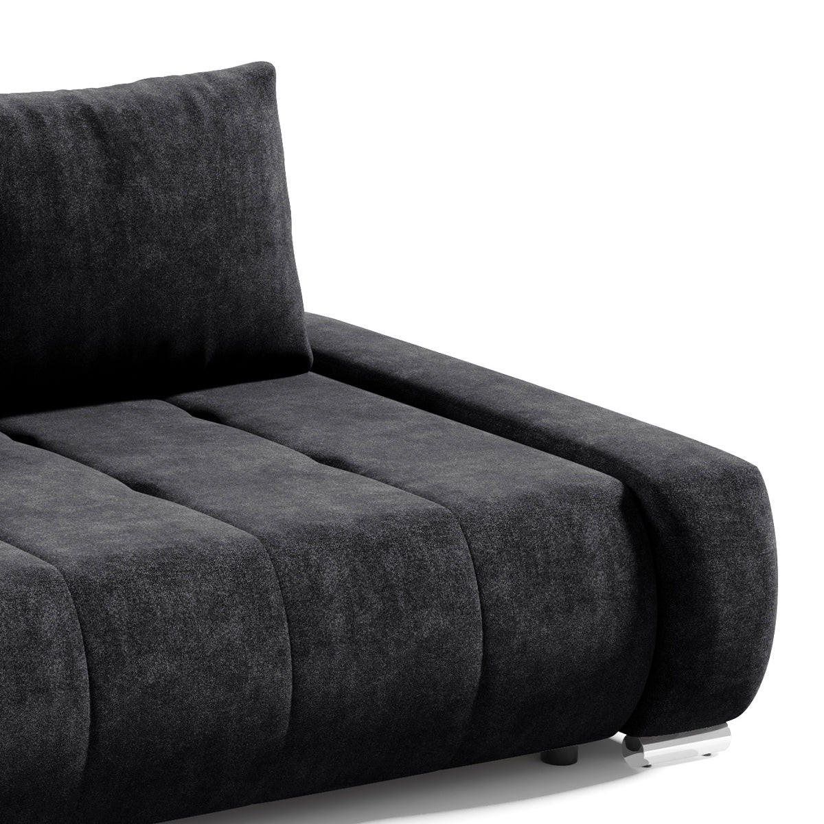 SCHLAFSOFA Jonas 3 Sitzplätze Dunkelgrau - Dunkelgrau, Holzwerkstoff (240/85/110cm) - Petits-meubles