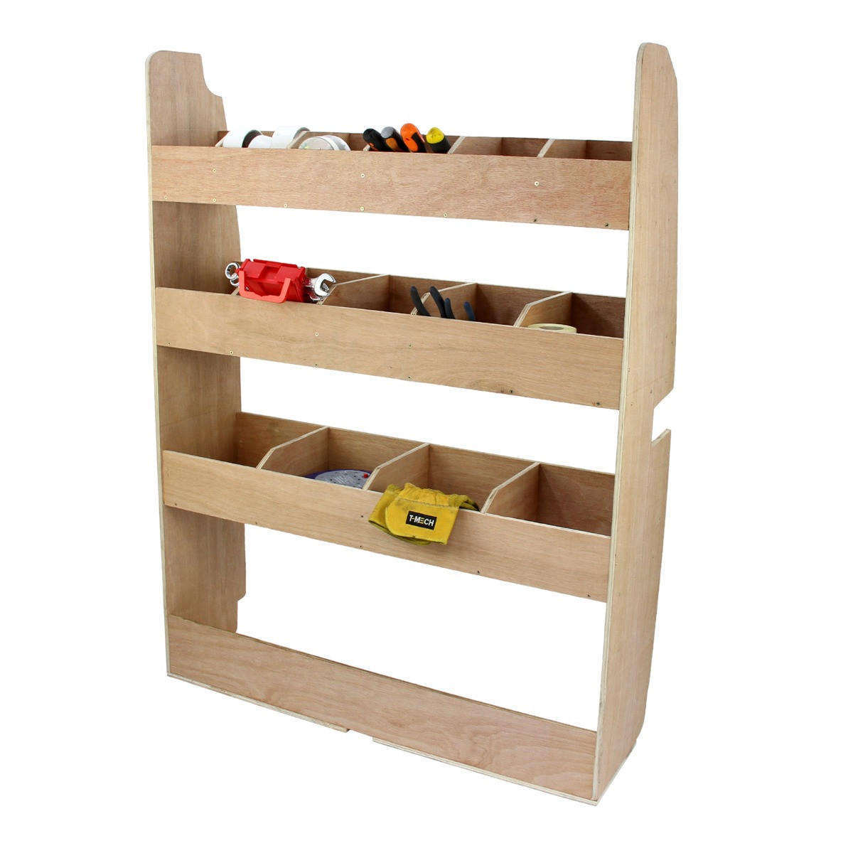 FAHRZEUGREGAL Ford Transit - Braun, Holzwerkstoff (102/136/30cm) - Monstershop