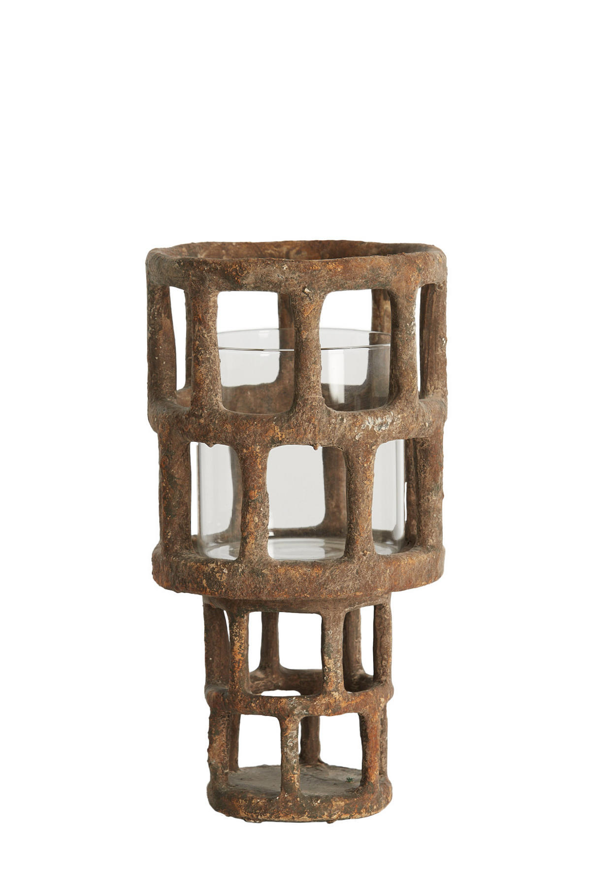 WINDLICHT Alimos Braun Ø15,5/28,5 cm - Braun, Kunststoff (15.5/28.5/15.5cm) - Light & Living