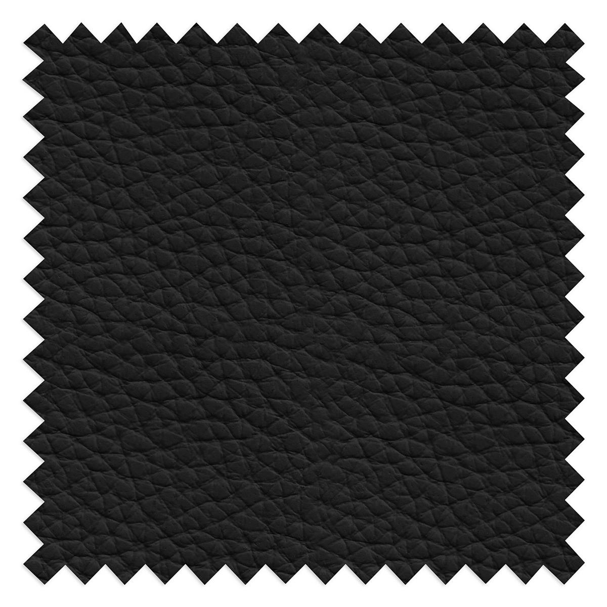 RELAXSESSEL - Chromfarben/Schwarz, Leder/Metall (90/107/90cm) - home24