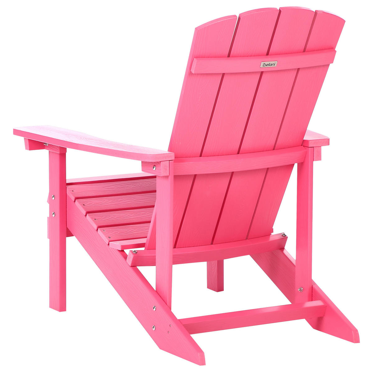GARTENSTUHL Holzwerkstoff Rosa Adirondack - Pink, Kunststoff (75/88/88cm) - Beliani