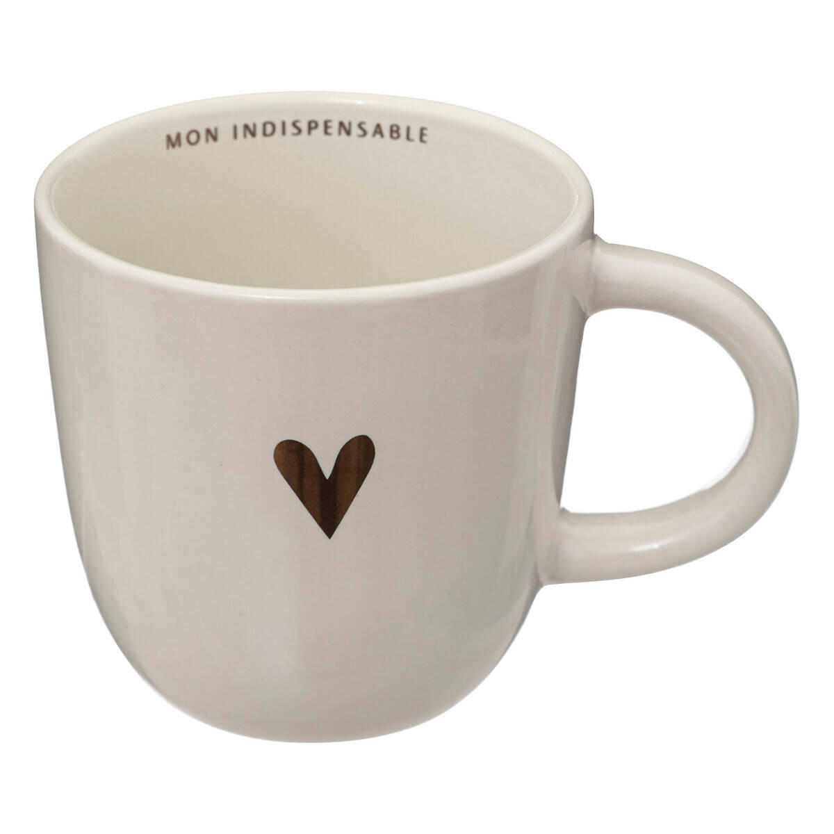 KAFFEETASSE Floral 170 ml - Beige, Keramik (15/26/19.7cm) - Secret de Gourmet