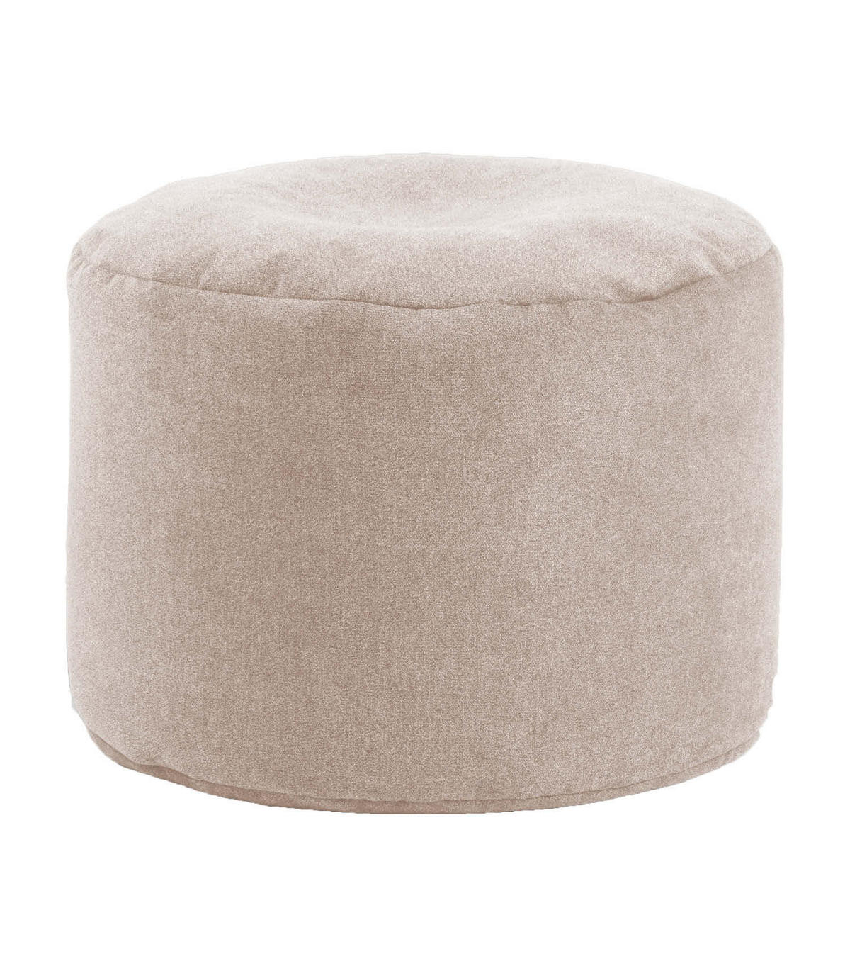 POUF Der Ruhepouf - Beige, Textil (50/30/50cm) - Mokebo
