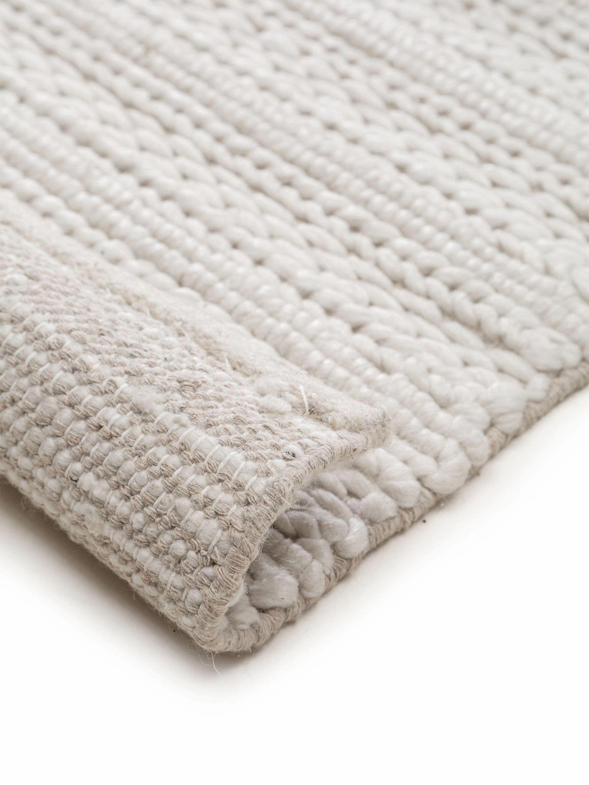 WOLLTEPPICH Dina Cream 160x230 cm - Creme, Textil (160/230cm) - benuta Pure