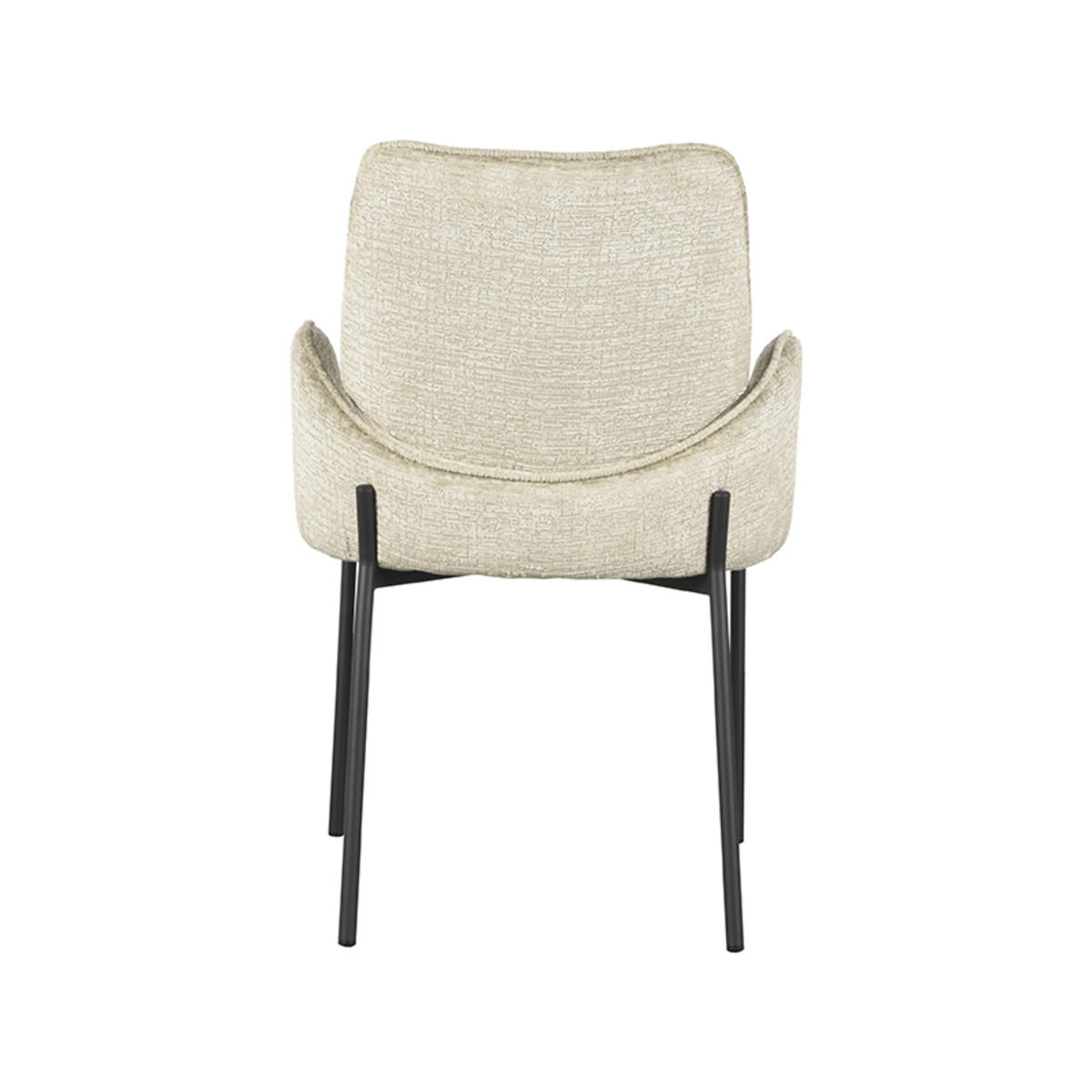 ESSZIMMERSTUHL Joni Beige 60/55/86 cm 2er-Set - Beige, Textil (55/86/60cm) - LABEL51