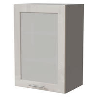 KÜCHENHÄNGESCHRANK Brerra W2S/50 Grau / RAL 9001 creme Hochglanz 50 / 32,5 / 72cm - Creme/Grau, Holz/Holzwerkstoff (50/72/32.5cm) - Feldmann-Wohnen