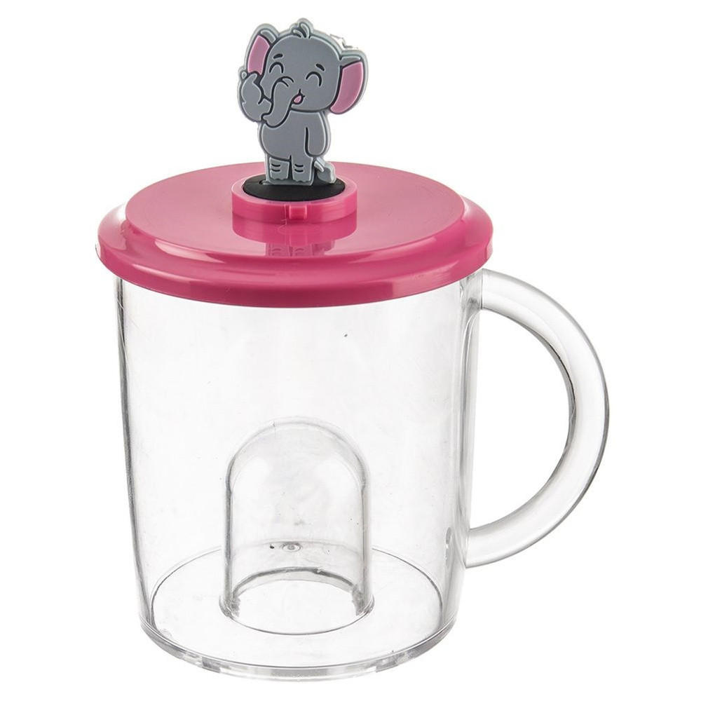 KINDERBECHER ELEFANT, Tritan, klar, 240 ml - Transparent, Kunststoff (0.24L) - Orion 