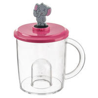 KINDERBECHER ELEFANT, Tritan, klar, 240 ml - Transparent, Kunststoff (0.24L) - Orion 
