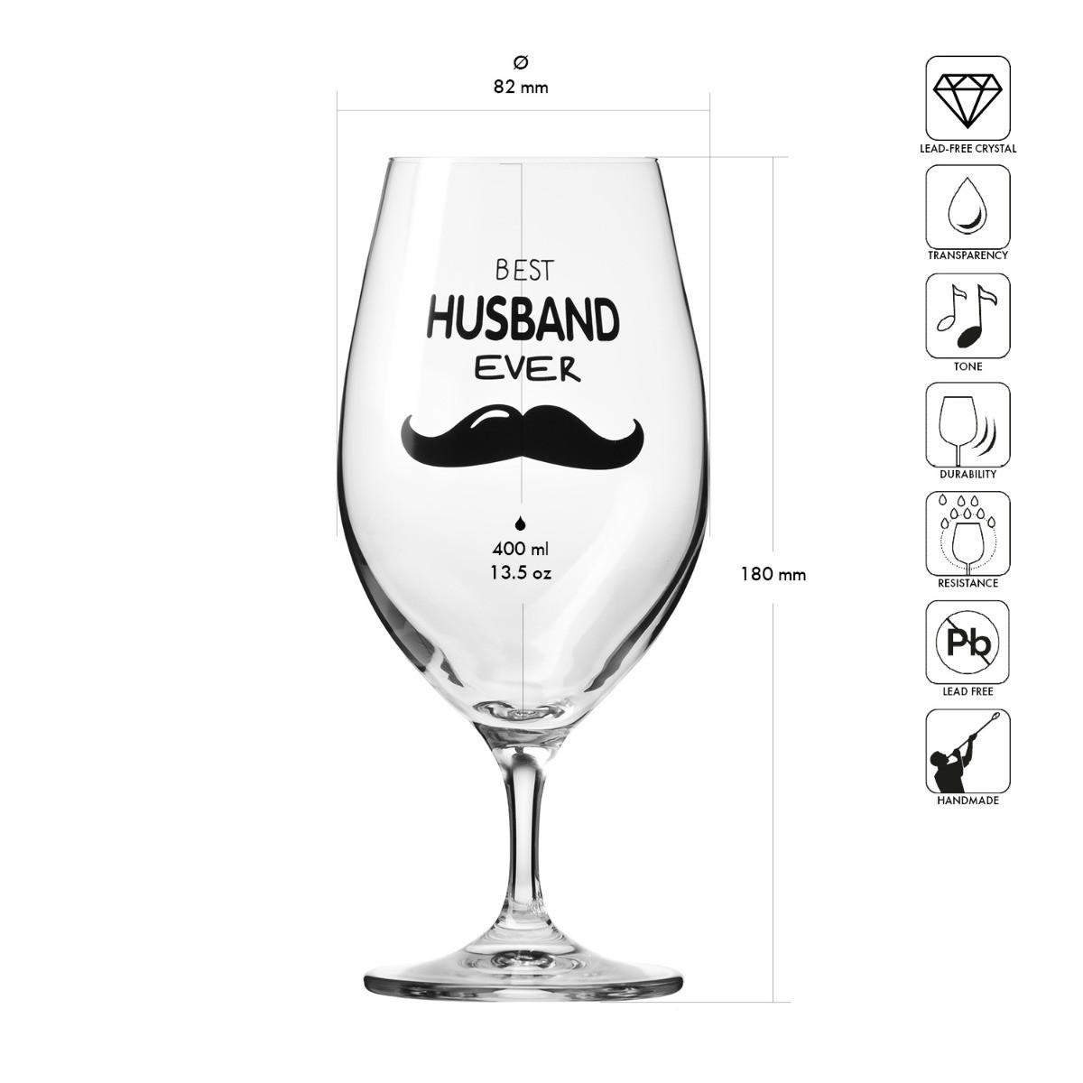 BIERGLÄSER Celebration Moments, 400 ML - Transparent, Glas (0.4L) - Krosno Glass