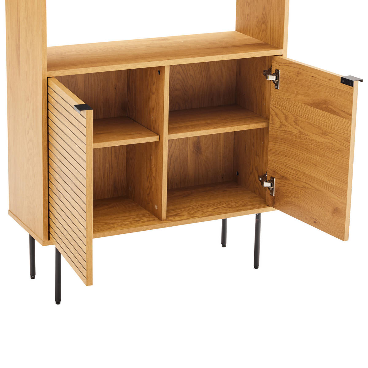 BÜCHERREGAL Stinna - Braun, Holzwerkstoff (30/200/80cm) - Happy Garden