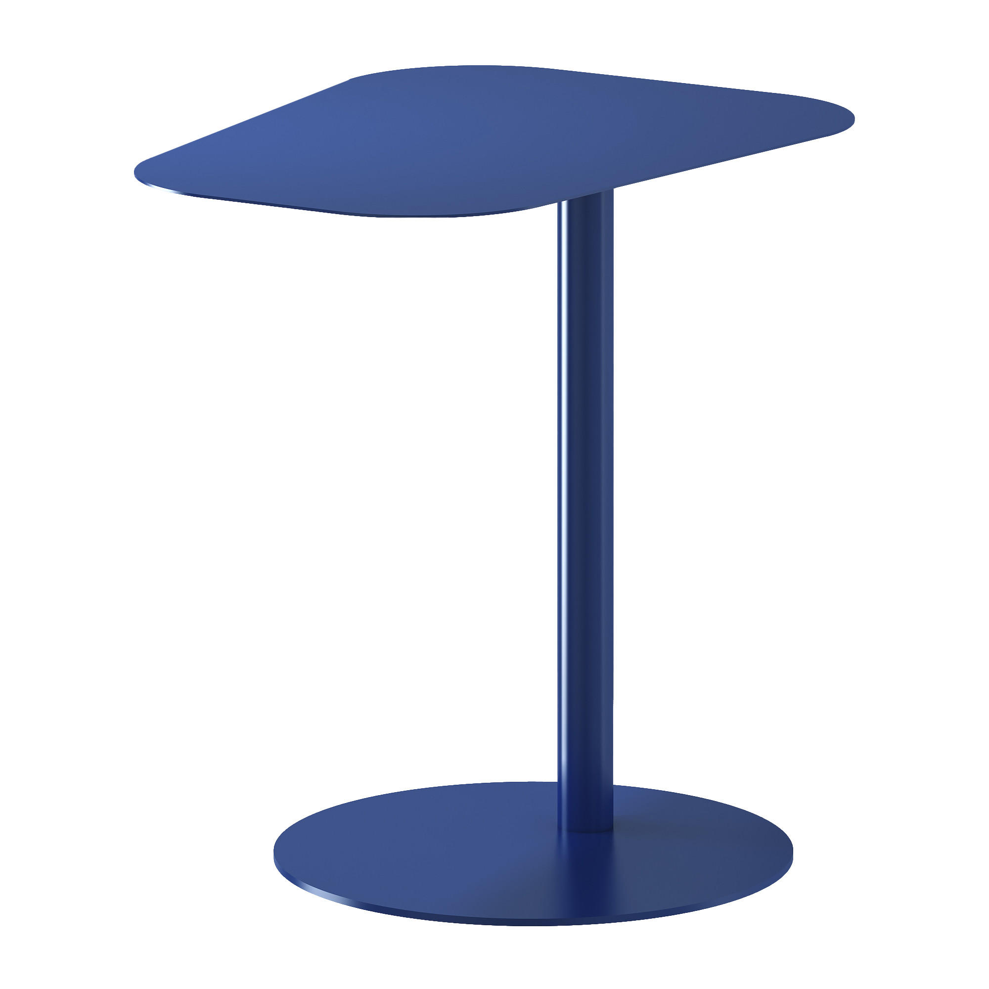 [en.casa] Beistelltisch Dunkelblau 50x50x38 cm