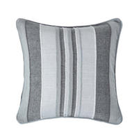 KISSENHÜLLE Morocco Stripe 60/60 cm, 100% Baumwolle - Grau, Textil (60/60cm) - Homescapes