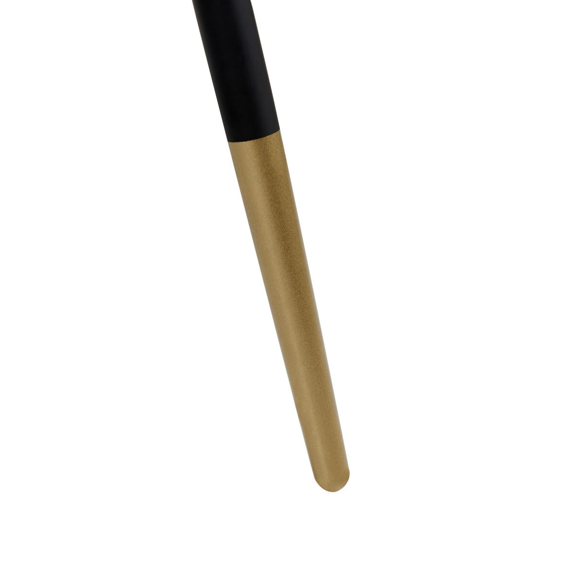 COUCHTISCH heller Holzfarbton/gold rund 61 cm Ramona - Hellbraun/Goldfarben, Holzwerkstoff (61/61/45cm) - Beliani