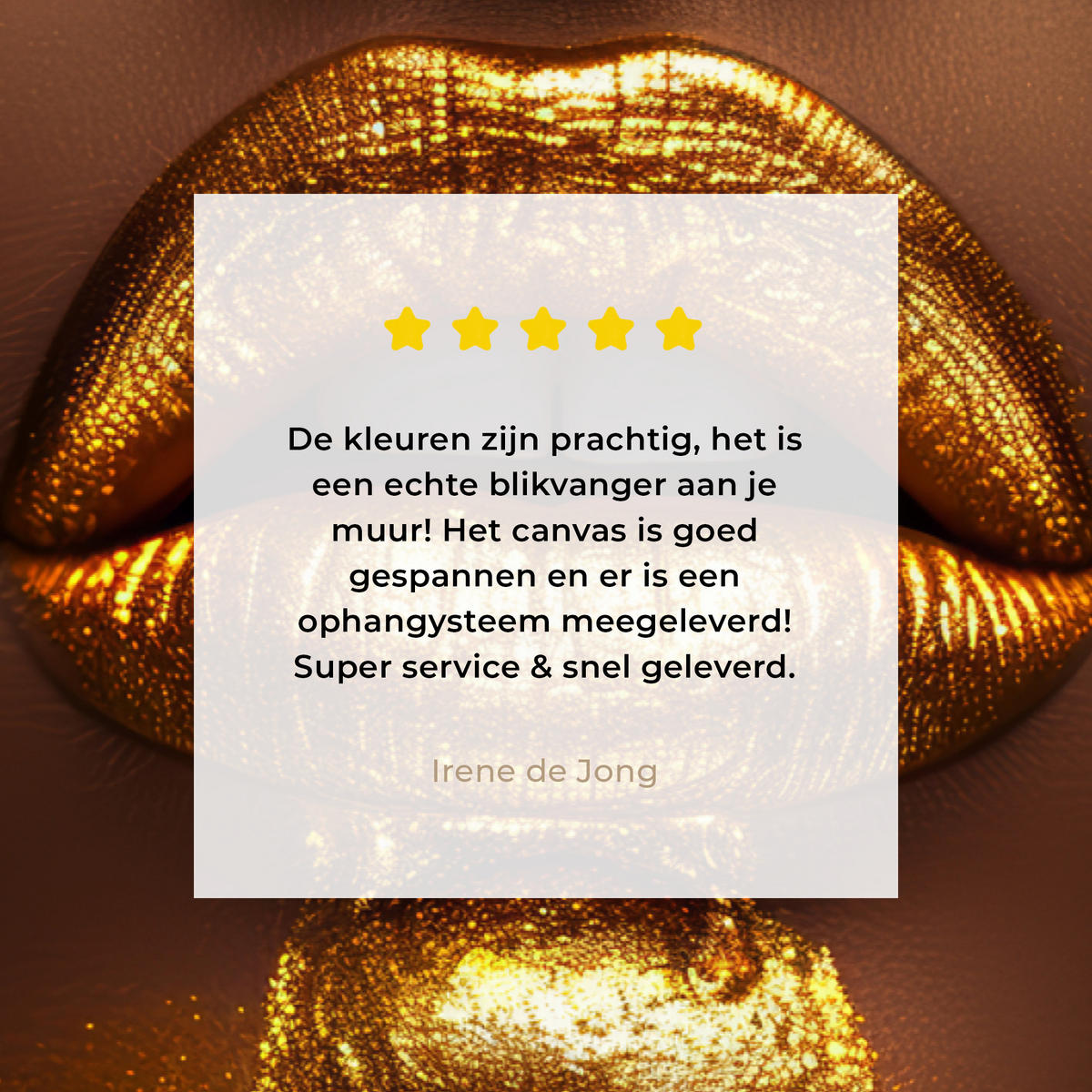 LEINWANDBILD Frau - Gold - Luxus - Porträt Wohnzimmer Groß 120x80 cm - Goldfarben, Textil (120/80cm) - MuchoWow