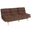 SCHLAFSOFA Braun - Braun, Textil (180/90/110cm) - MCW