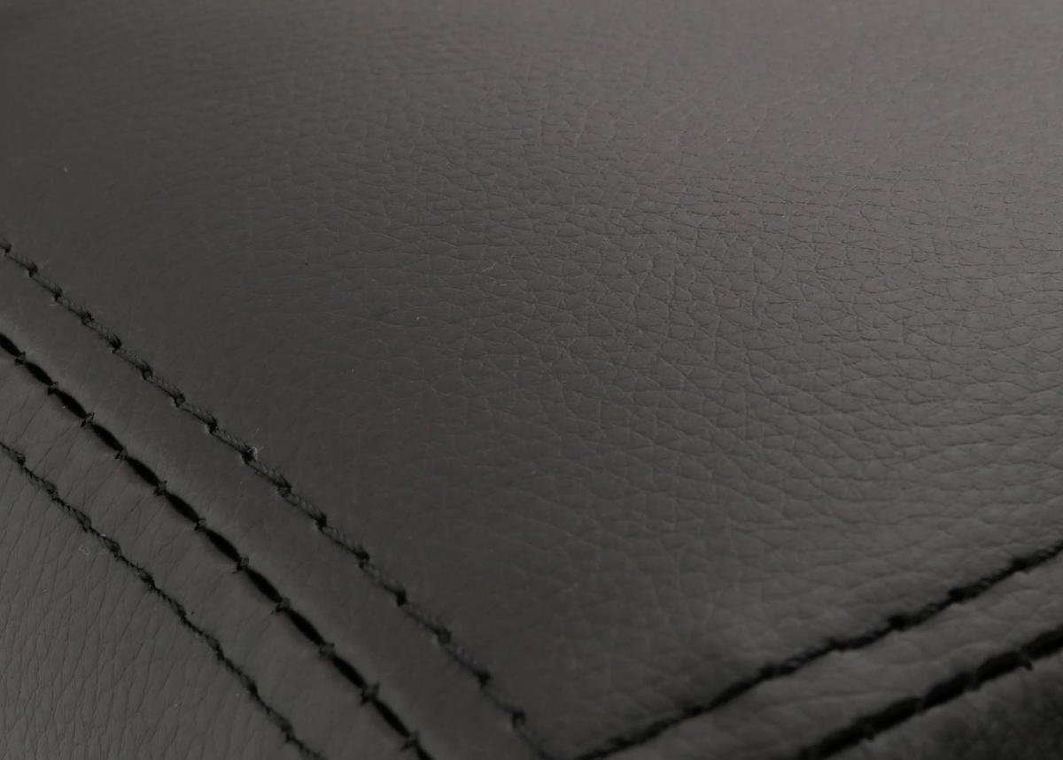 SESSEL LOUNGESESSEL Schwarz - Schwarz, Leder (86/70/75cm) - MCW