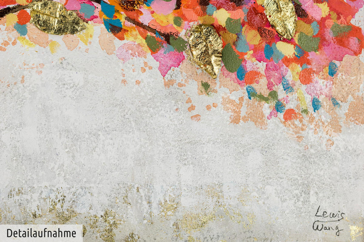 ÖLGEMÄLDE 120/60 cm - Multicolor, Holz/Textil (1.62/60cm) - KUNSTLOFT