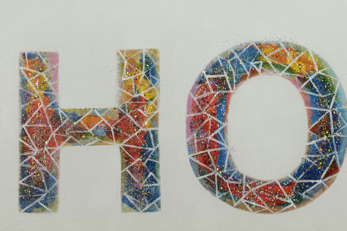 ACRYLBILD HANDGEMALT 120/40 cm - Multicolor, Holz/Textil (1.36/40cm) - KUNSTLOFT