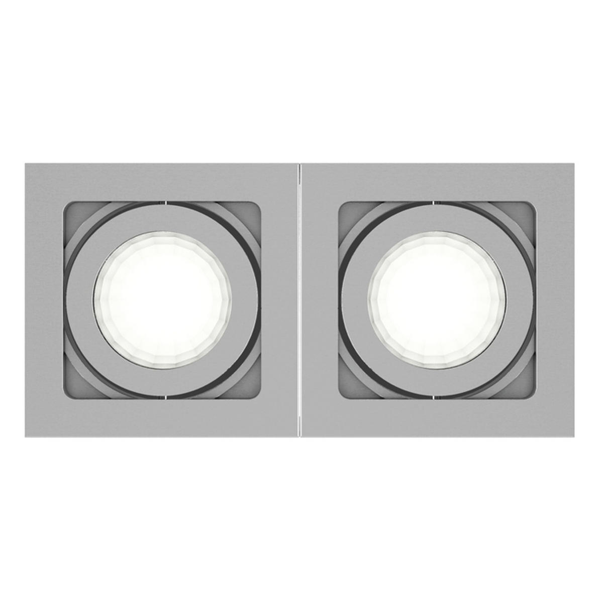 DECKENLEUCHTE BERIT II Aluminium 100 W - Silberfarben, Metall (175/88/93cm) - Rendl