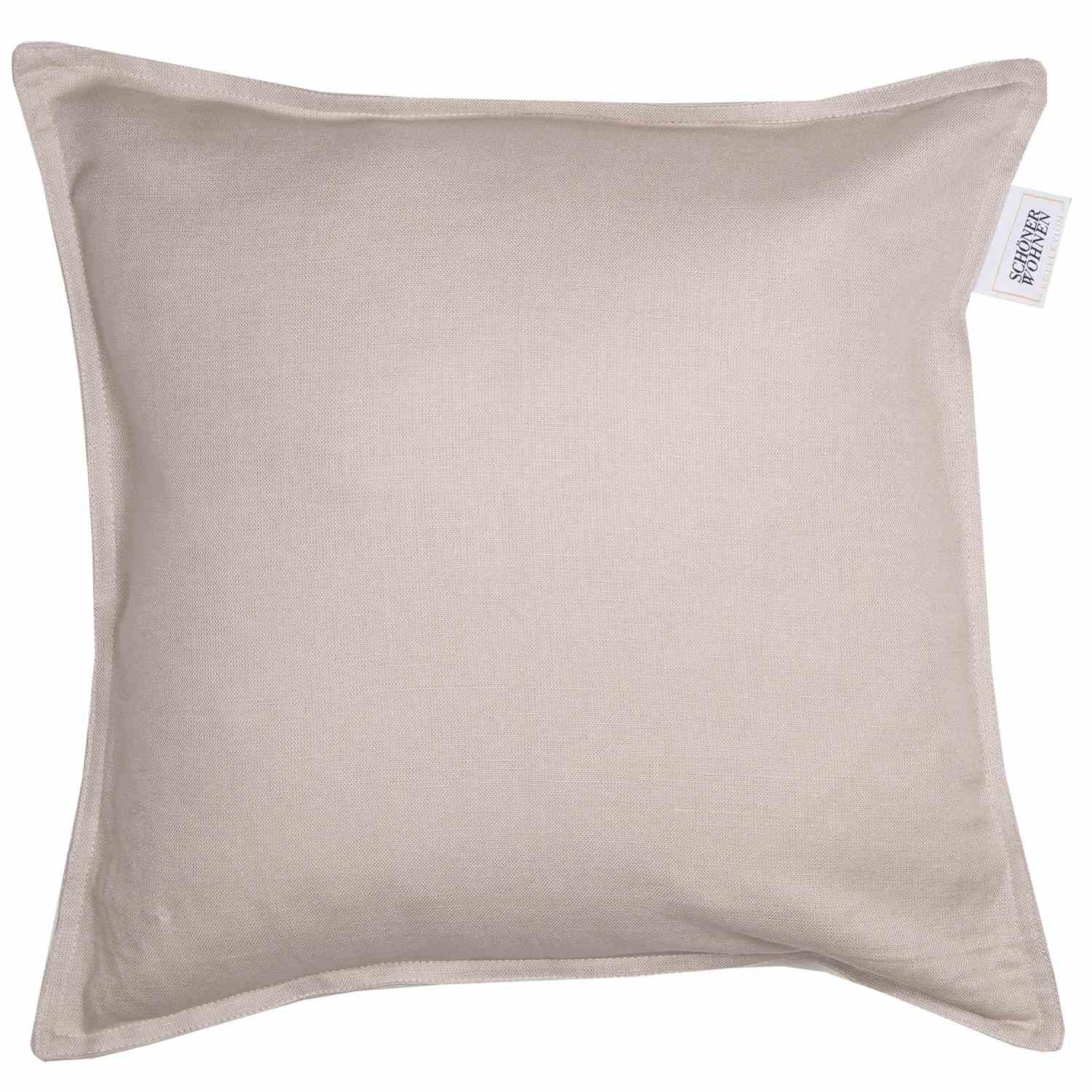 KISSENHÜLLE SW-LINO 38/38 cm  - Sandfarben, Basics, Textil (38/38cm) - Schöner Wohnen