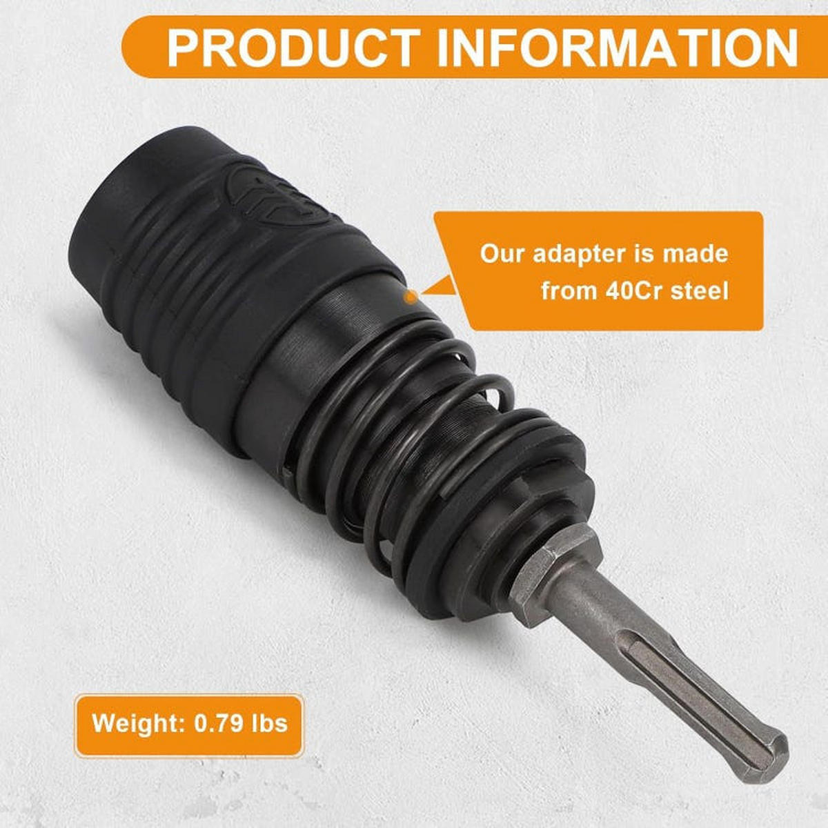 BOHRER - wird zum Bohren verwendet - Schwarz, Metall (9.5/4.1/1cm) - DCA