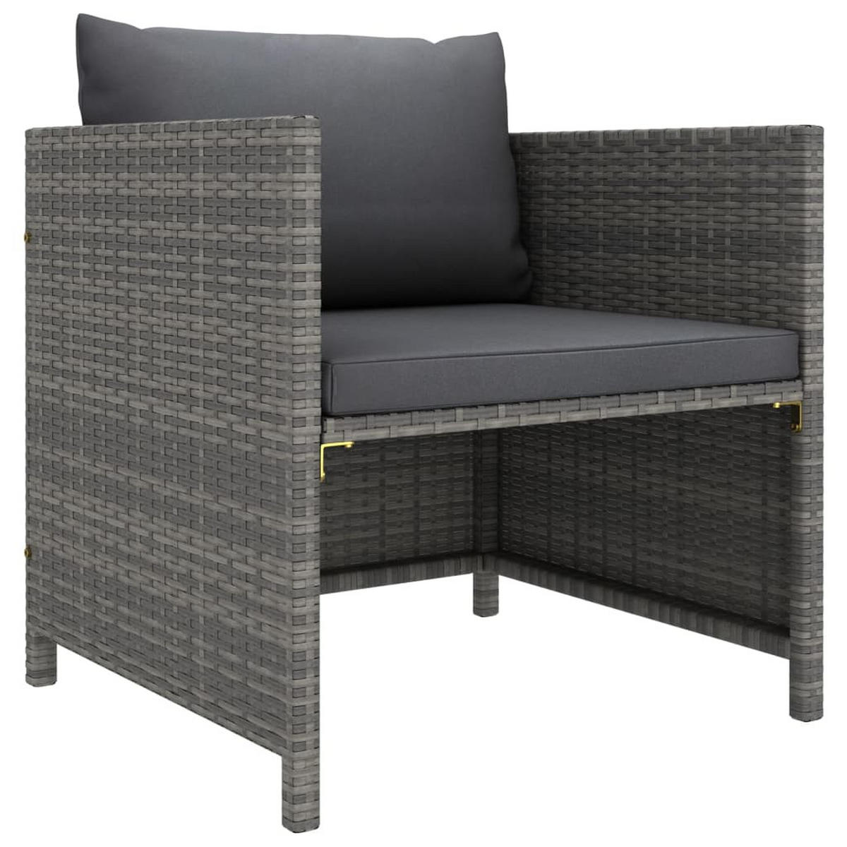 GARTENSET Reiff 8-teilig - Grau, Metall - Nettlife