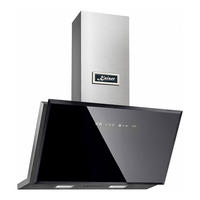 DUNSTABZUGSHAUBE AT 9430 F Eco 90cm Schwarz - Schwarz, Glas/Metall (90/78.8/48cm)