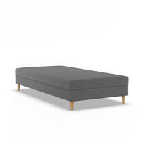 BOXBETT 80x200 CASPE, Grau - Dunkelgrau, Textil (80/200cm) - Mebligo