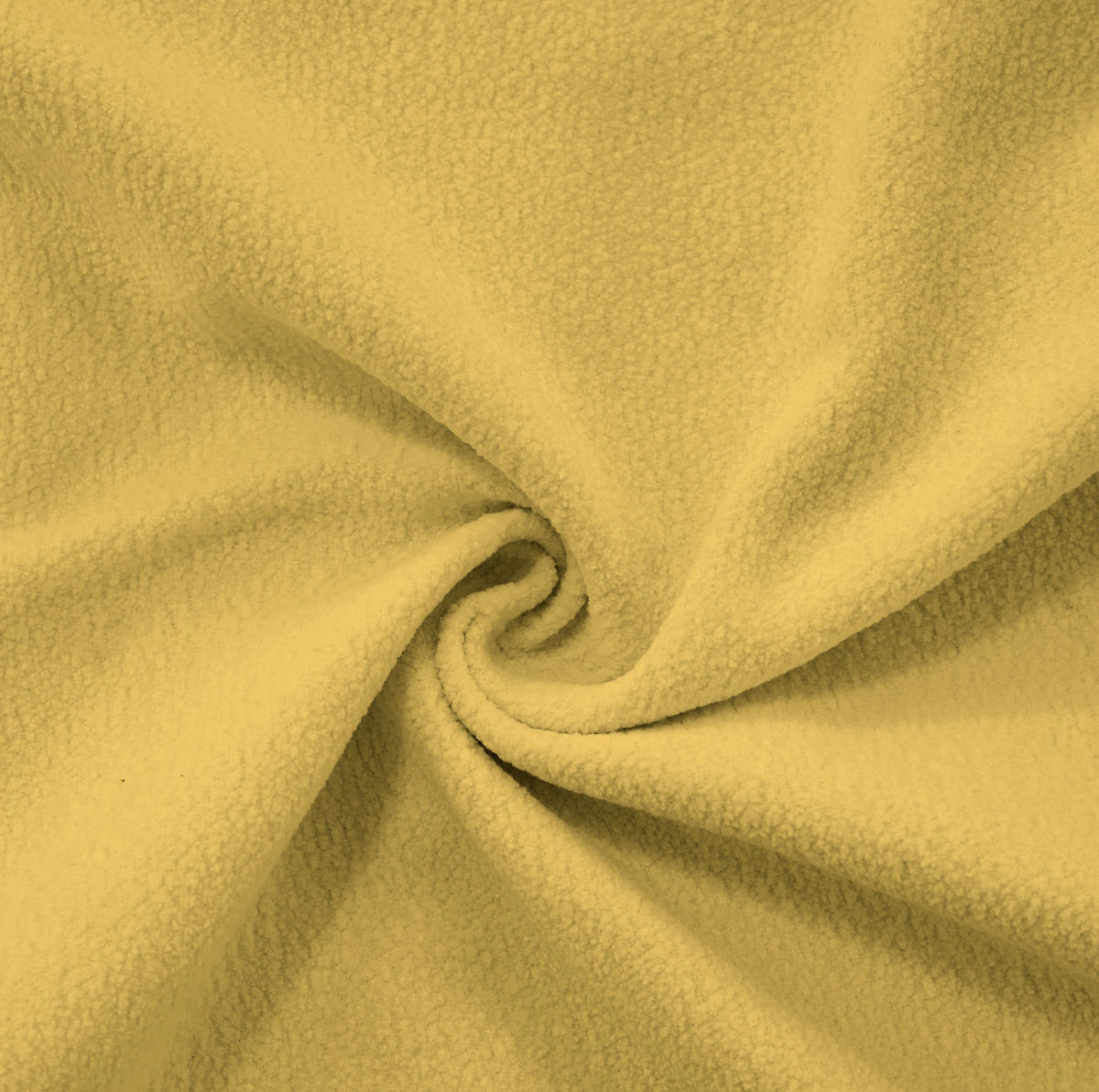 ECKSOFA 313/77/81 cm gmodular gelb aus Chenille mit Tiefensitz und Rundarmlehnen - Gelb, Textil (77/313cm) - OKWISH