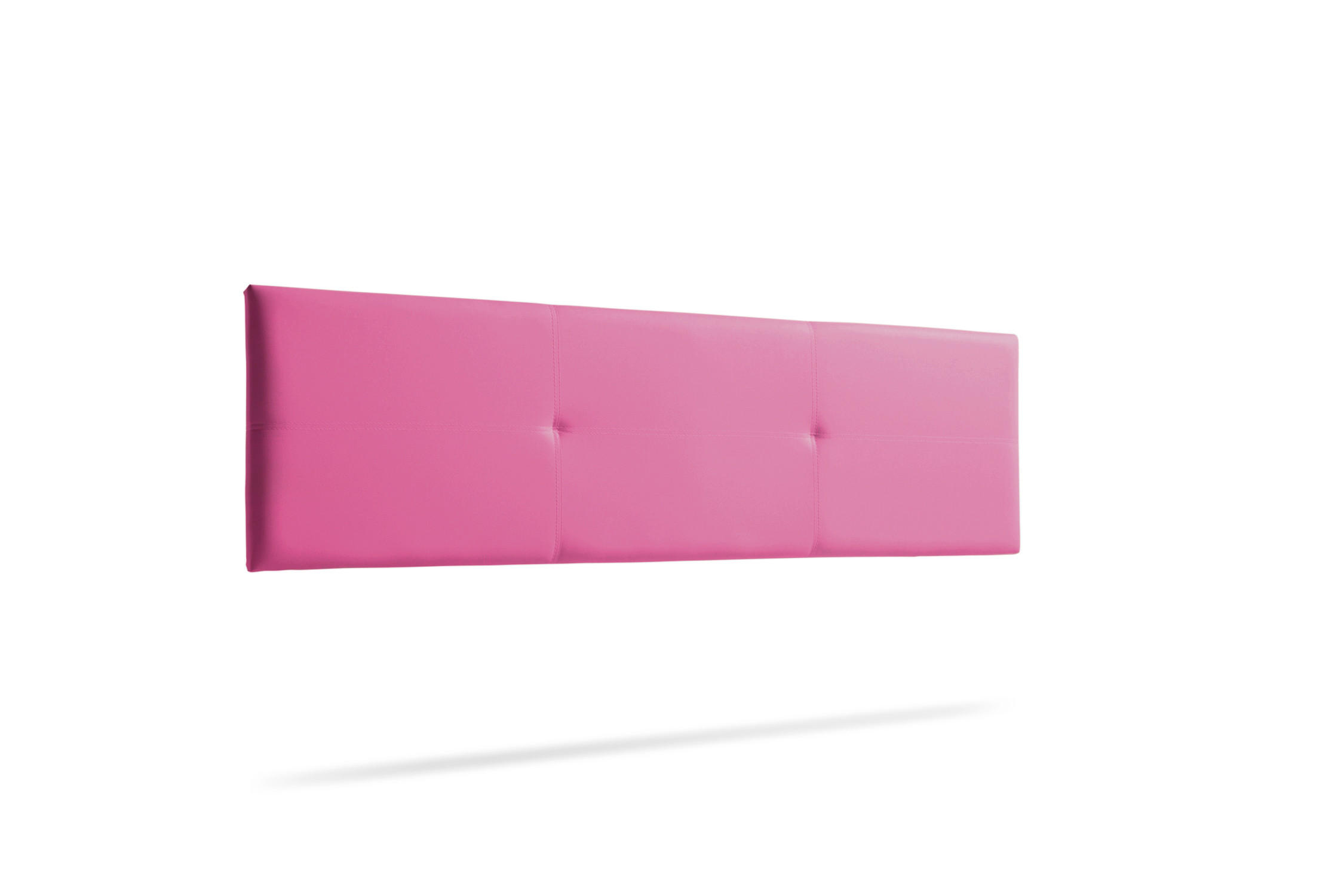 KOPFTEIL gepolstert ALMA Kunstleder 100x50x5 cm - Rosa - Moonia - Pink, Holz (100/5/50cm)