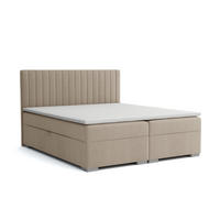 BOXBETT Sydney 120x200 Beige - Beige, Textil/Metall (120/200cm) - VLR BEDS