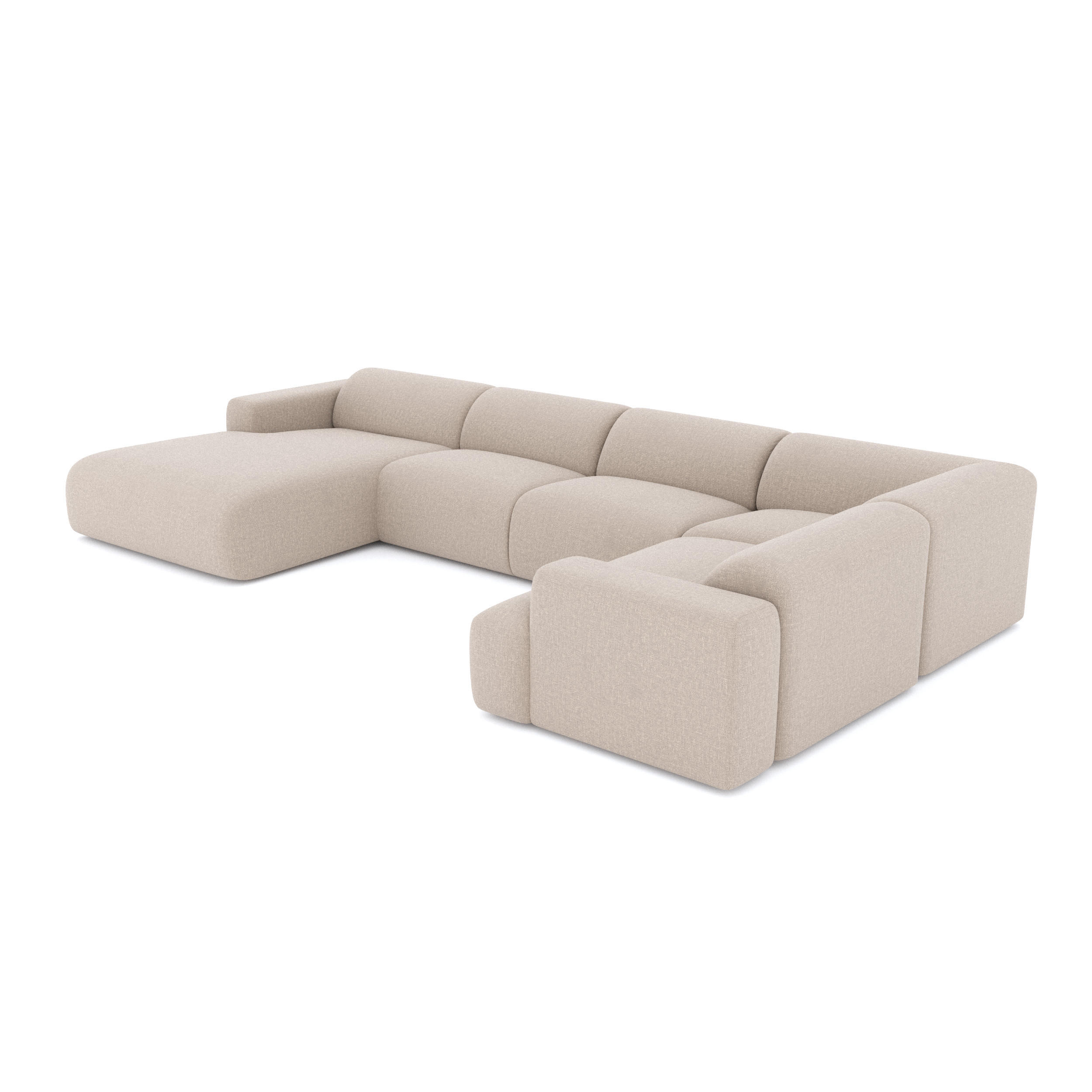 Sia Home Panorama-Sofa Beige 354x73x200 cm