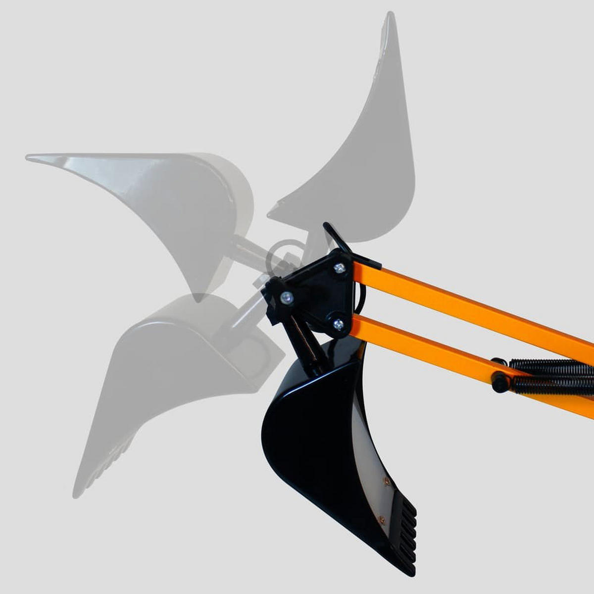 TISCHLAMPE 'Pala RD' - Gelb, Metall (16/31/50cm) - KUNSTLOFT