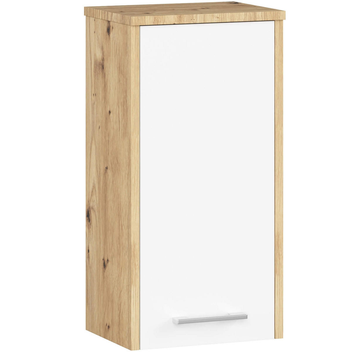 BADKOMMODE Eiche Artisan, Weiß 60/30/22,5 - Eiche Artisan/Weiß, Holzwerkstoff (30/60/23cm) - RAUMHIRSCH FURNITURE
