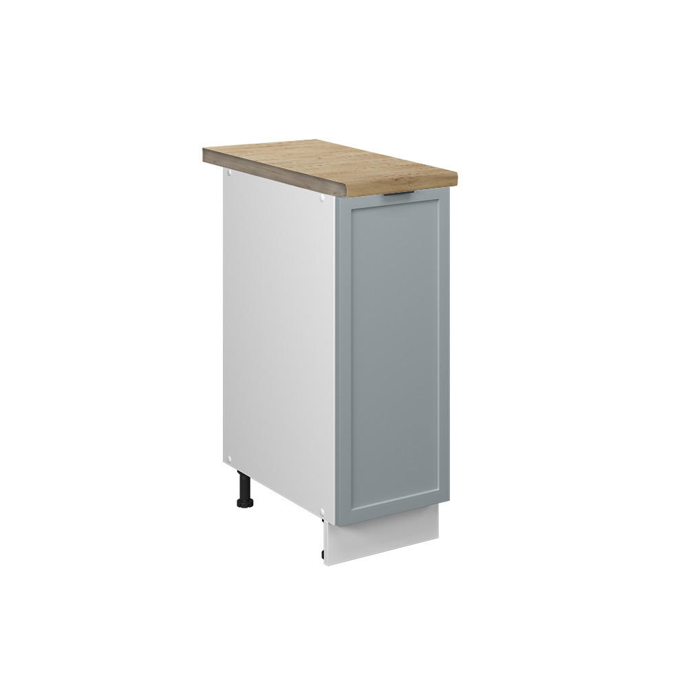 APOTHEKERSCHRANK Fame-Line Hellblau-grau 30 cm, AP Eiche - Blaugrau/Weiß, Holzwerkstoff (30/82/60cm) - Vicco