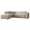 ECKSOFA Lordin Premium, Seite: Links - Naturfarben, Holz/Textil (267/205cm) - MIRJAN24