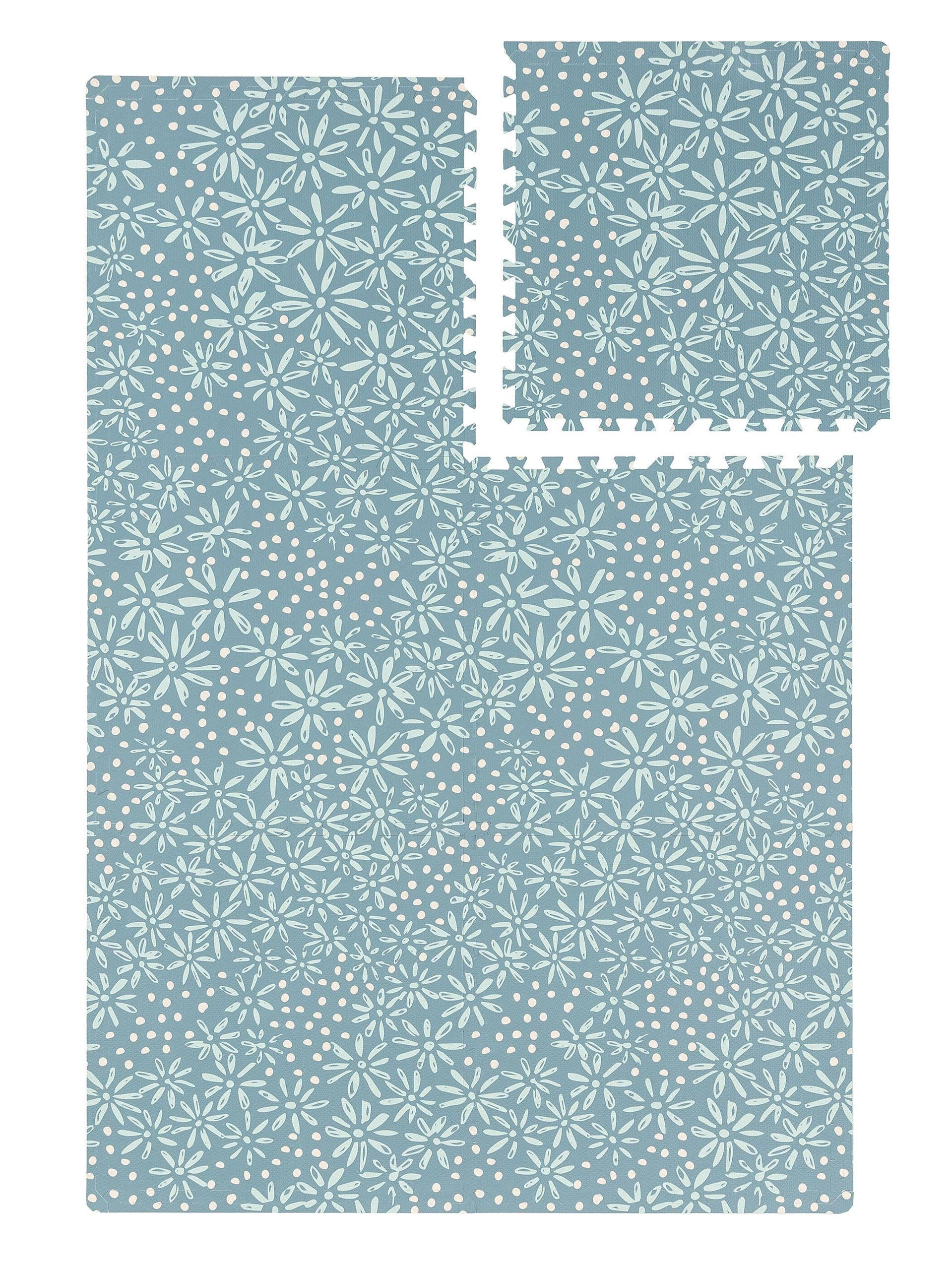 SPIELMATTE Daisy Blau 120x180 cm - Blau, Textil (120/180cm) - Lytte